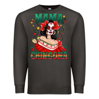 Smoke Mama Chingona Skull Premium Sweatshirt - texasbilliewilder