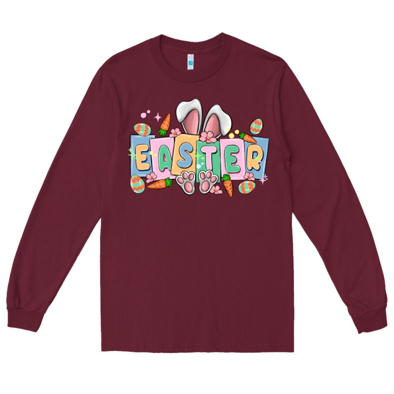 Easter  Rabbit Long Sleeve Tee by MaliasSmallBusiness | Teevron