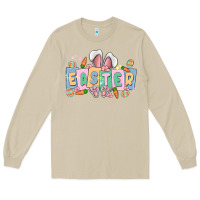 Mushroom easter  rabbit Long Sleeve Tee - MaliasSmallBusiness