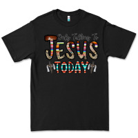 Black only talking jesus today Premium Tee - CowhideDigitalArt