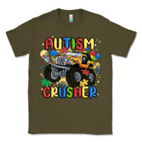 Army Green autism crusher Classic Tee - MaliasSmallBusiness