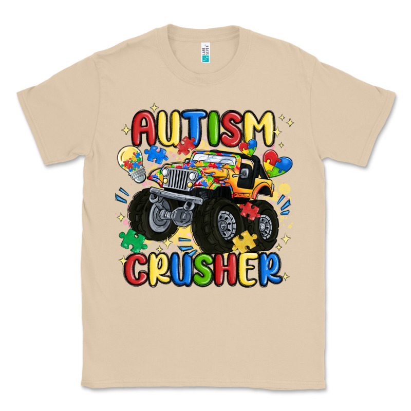 Autism Crusher Classic Tee by MaliasSmallBusiness | Teevron
