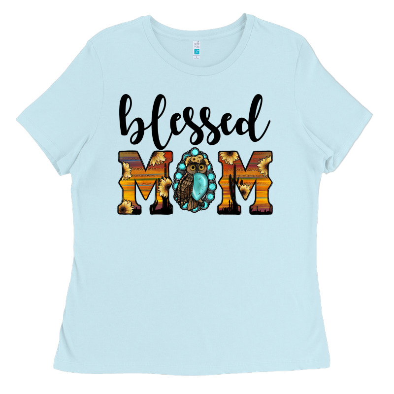 Blessed Mom Ladies Tee by JahusDesignShop | Teevron