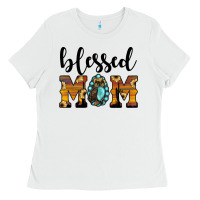 White blessed mom Ladies Tee - JahusDesignShop