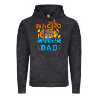Vintage Black nacho average dad with nacho Vintage Hoodie - AdoDesignShop