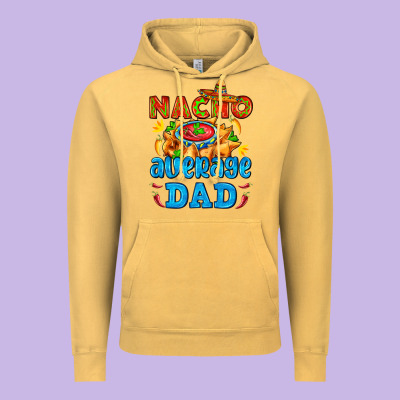 Nacho Average Dad With Nacho Vintage Hoodie Designed By Adodesignshop