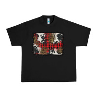 Black Christmas red plaid background Urban Heavy Tee - BarkalooDesign
