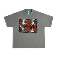 Tornado Christmas red plaid background Urban Heavy Tee - BarkalooDesign