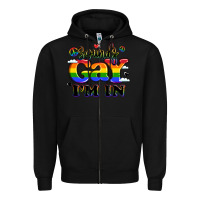 Black sounds gay i'm in Zipper Hoodie - LillyAllenDesigns