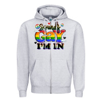 Heather Grey sounds gay i'm in Zipper Hoodie - LillyAllenDesigns