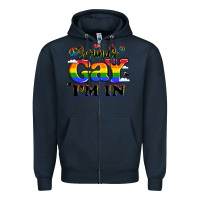 Navy sounds gay i'm in Zipper Hoodie - LillyAllenDesigns