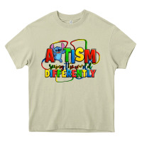 Mossy autism stitch seeing the world differently Heavy Core Tee - Zillion Design Studio