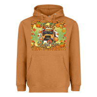 Meerkat fall school bus Heavyweight Hoodie - texasbilliewilder