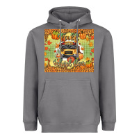 Storm fall school bus Heavyweight Hoodie - texasbilliewilder