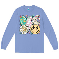 Colony Blue retro easter Long Sleeve Tee - MaliasSmallBusiness