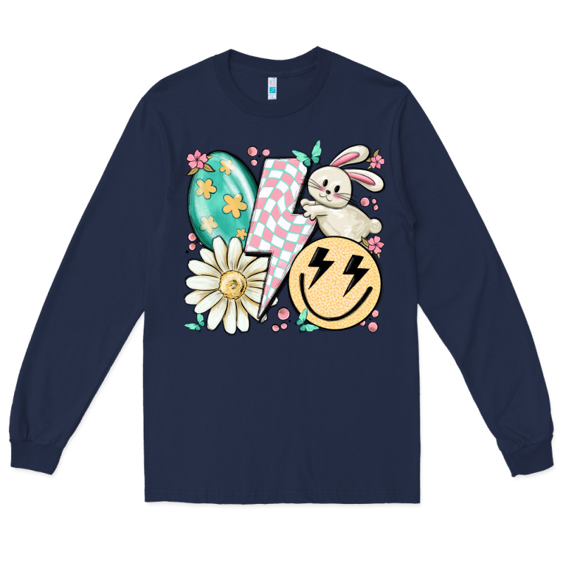 Retro Easter Long Sleeve Tee by MaliasSmallBusiness | Teevron