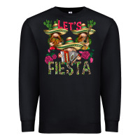 Black Let's Fiesta with gnomes Premium Sweatshirt - NancyCooperArtShop