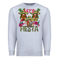 Heather Grey Let's Fiesta with gnomes Premium Sweatshirt - NancyCooperArtShop