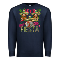Navy Let's Fiesta with gnomes Premium Sweatshirt - NancyCooperArtShop