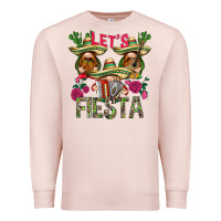 Pale Pink Let's Fiesta with gnomes Premium Sweatshirt - NancyCooperArtShop