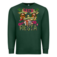 Sports Green Let's Fiesta with gnomes Premium Sweatshirt - NancyCooperArtShop