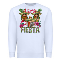 White Let's Fiesta with gnomes Premium Sweatshirt - NancyCooperArtShop