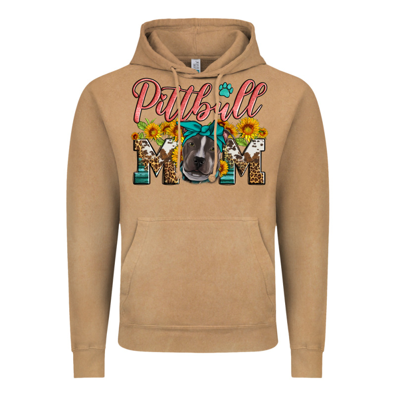 Pittbull Mom Vintage Hoodie by Artiststas | Teevron