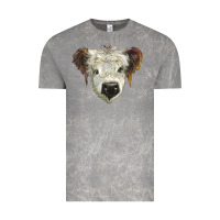 Cloud Rock white calf scottish Vintage Tee - BarkalooDesign