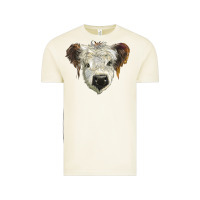 Vintage Arctic white calf scottish Vintage Tee - BarkalooDesign