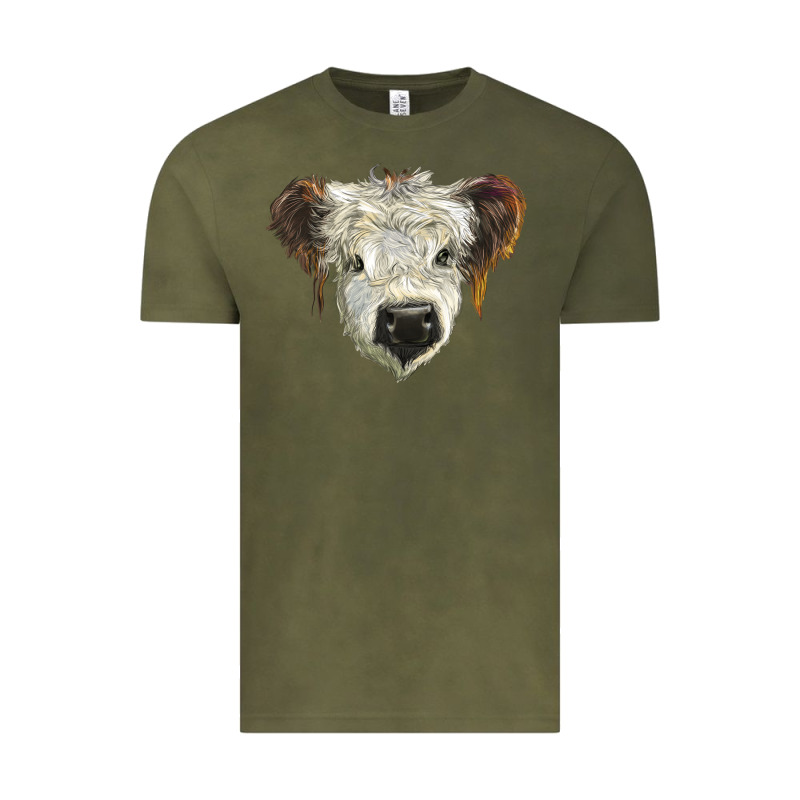 White Calf Scottish Vintage Tee by BarkalooDesign | Teevron