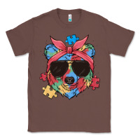 Chestnut autism awareness bear Classic Tee - MaliasSmallBusiness