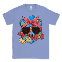 Colony Blue autism awareness bear Classic Tee - MaliasSmallBusiness