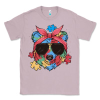 Lilac autism awareness bear Classic Tee - MaliasSmallBusiness