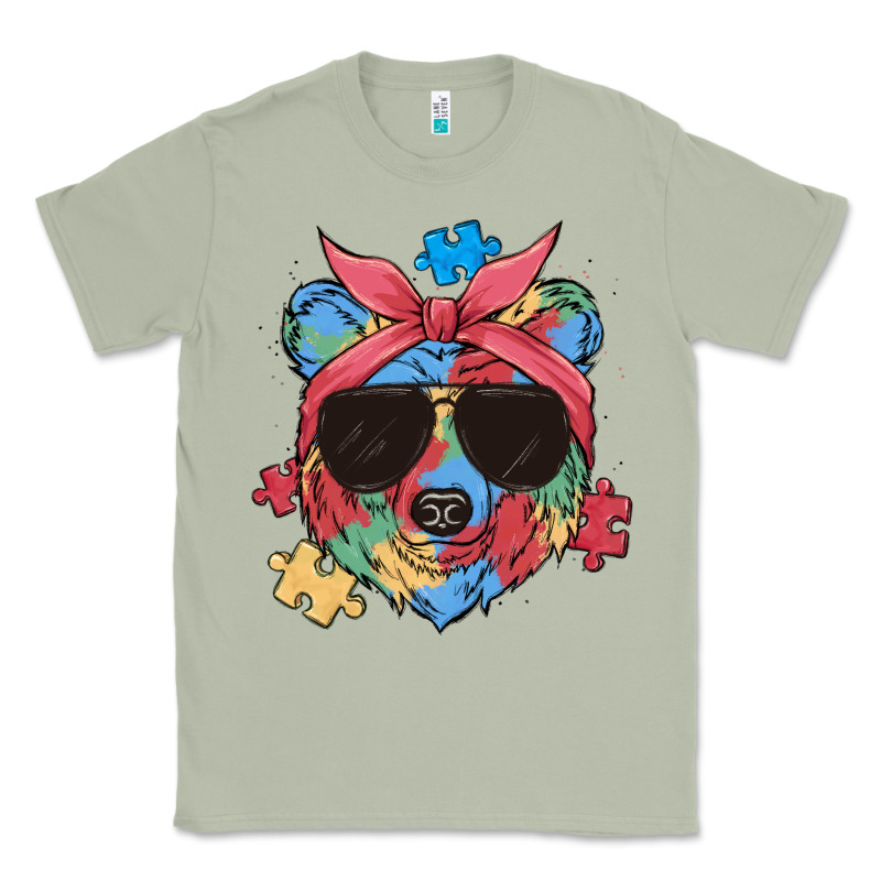 Autism Awareness Bear Classic Tee by MaliasSmallBusiness | Teevron
