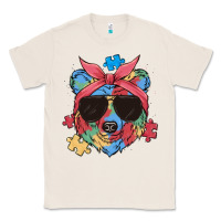 Natural autism awareness bear Classic Tee - MaliasSmallBusiness