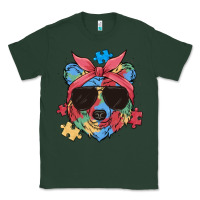 Sports Green autism awareness bear Classic Tee - MaliasSmallBusiness