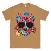 Toasted Coconut autism awareness bear Classic Tee - MaliasSmallBusiness
