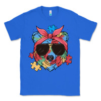 True Royal autism awareness bear Classic Tee - MaliasSmallBusiness