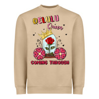 Mushroom delulu queen coming through Heavyweight Sweatshirt - MaliasSmallBusiness