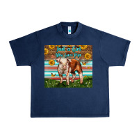 Navy Just A Girl Who Loves Pig Urban Heavy Tee - LillyAllenDesigns