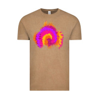 Vintage Coffee tie dye glitter patch Vintage Tee - AdoDesignShop