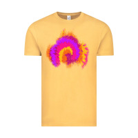 Vintage Mustard tie dye glitter patch Vintage Tee - AdoDesignShop