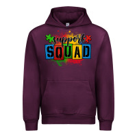 Mauve Wine autism support squad Urban Hoodie - OliviaCreatesArt