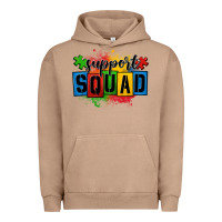 Pigment Burro autism support squad Urban Hoodie - OliviaCreatesArt