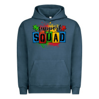 Pigment Midnight Navy autism support squad Urban Hoodie - OliviaCreatesArt