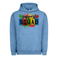 Pigment Pebble Blue autism support squad Urban Hoodie - OliviaCreatesArt