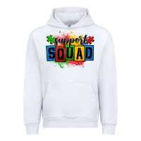 White autism support squad Urban Hoodie - OliviaCreatesArt