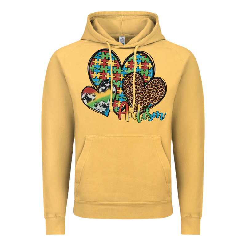 Autism Hearts Leopard Cowhide Vintage Hoodie by Artiststas | Teevron