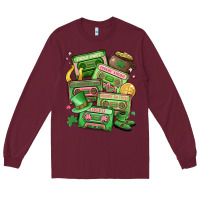 St Patrick's Day Cassette Tapes Long Sleeve Tee | Teevron