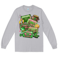 Moon Dust st patrick's day cassette tapes Long Sleeve Tee - MaliasSmallBusiness